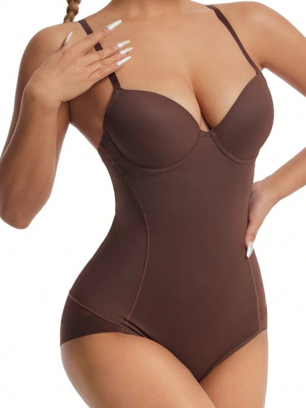 Solid Shapewear Bodysuit – Image 18