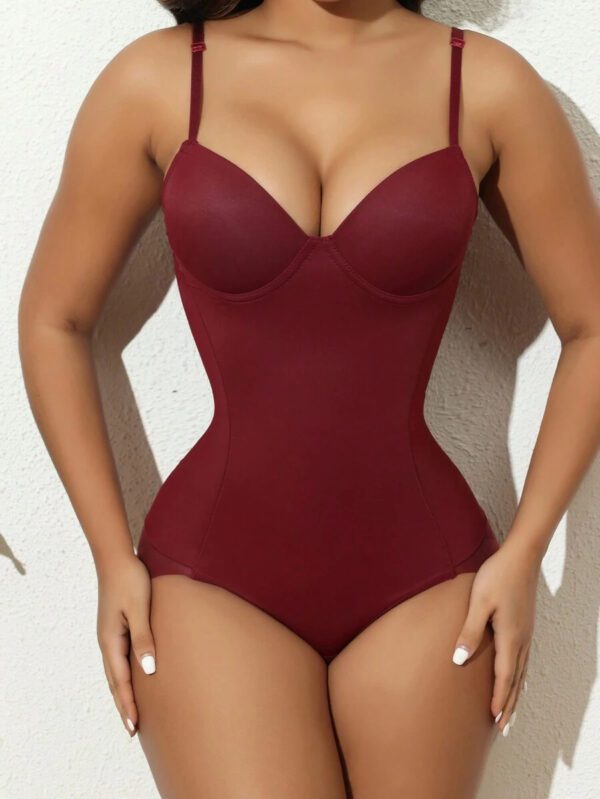 Solid Shapewear Bodysuit – Image 34
