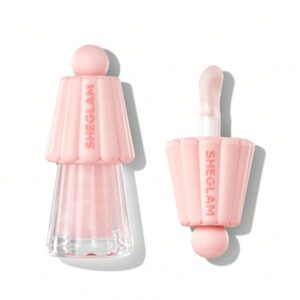 SHEGLAM Jelly Wow Hydrating Lip Oil-Pinkies Up Glitter Moisturizing Lip Gloss High-Shine Glossy Glow Non-Sticky Lip Care Hydrating Sleep Mask Lip Makeup Graduation Birthday Holiday Summer Fall Autumn Y2K Fancy Fashion Women Makeup Cosmetic Party Beach Travel Camping Outdoors School Campus Trip Festivals Decor Gift Present Rose Girl Cosplay Best Color Charm Vibe