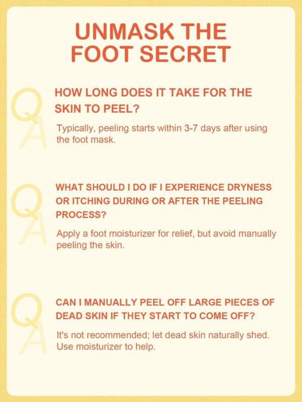 SlowSunday Peach Exfoliating Foot Peel Mask Repair Heels & Removes Dry Dead Skin- Peeling for Cracked Foot – Image 8