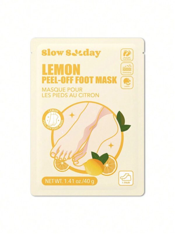 SlowSunday Peach Exfoliating Foot Peel Mask Repair Heels & Removes Dry Dead Skin- Peeling for Cracked Foot – Image 9