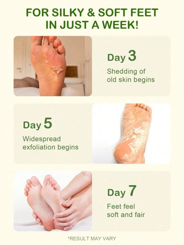 SlowSunday Peach Exfoliating Foot Peel Mask Repair Heels & Removes Dry Dead Skin- Peeling for Cracked Foot – Image 15