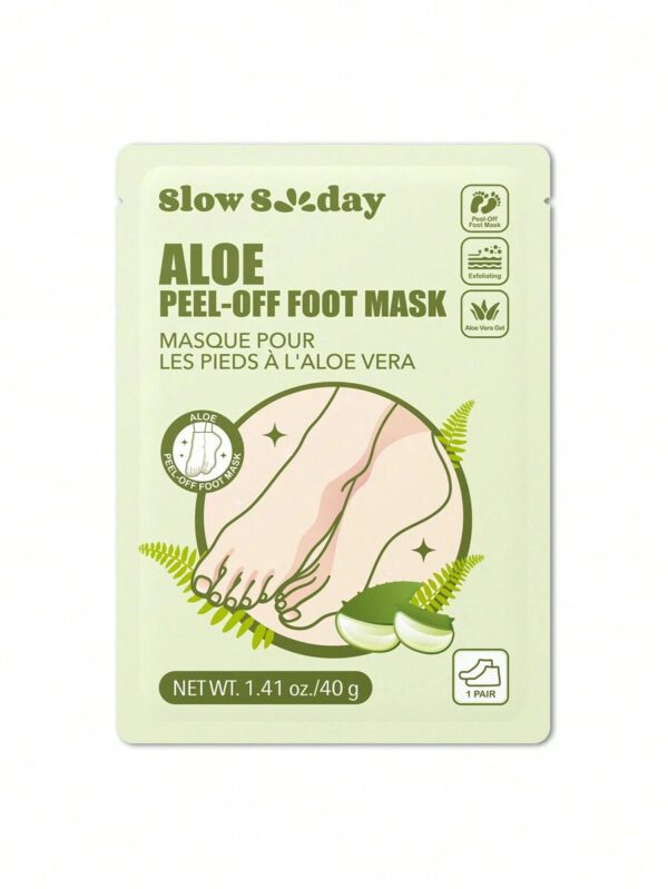 SlowSunday Peach Exfoliating Foot Peel Mask Repair Heels & Removes Dry Dead Skin- Peeling for Cracked Foot – Image 20