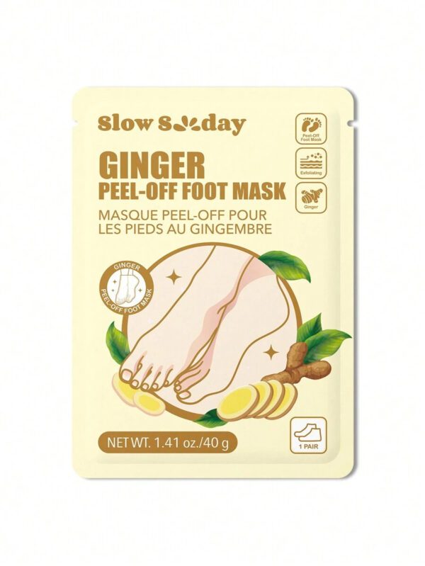SlowSunday Peach Exfoliating Foot Peel Mask Repair Heels & Removes Dry Dead Skin- Peeling for Cracked Foot – Image 26