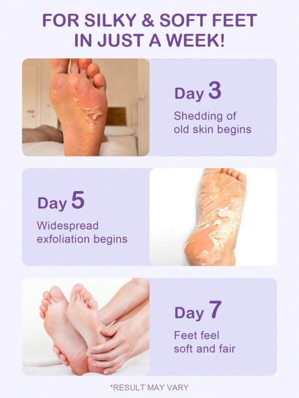 SlowSunday Peach Exfoliating Foot Peel Mask Repair Heels & Removes Dry Dead Skin- Peeling for Cracked Foot – Image 32