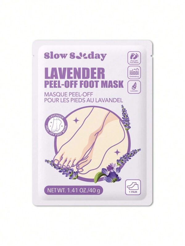 SlowSunday Peach Exfoliating Foot Peel Mask Repair Heels & Removes Dry Dead Skin- Peeling for Cracked Foot – Image 36