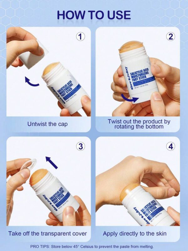 SlowSunday Salicylic Acid Moisturizing Foot Stick – Image 7