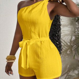 Slaydiva Combinaison blanche plissée à la taille et à la taille avec un nœud papillon, , pour femmes, convient pour les festivals de musique printemps/été, l'Ouest, le nomadisme, Pâques, Nashville, les fêtes d'anniversaire, la remise des diplômes, les étudiantes, le quotidien, les vacances, les croisières, la plage, le bronzage