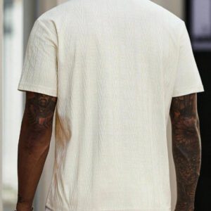 Manfinity Homme Chemise Polo casual/de travail à manches courtes et unie pour hommes
