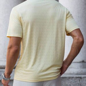 Manfinity Homme Chemise Polo casual/de travail à manches courtes et unie pour hommes