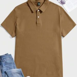 SWAVVY Polo à manches courtes côtelé ajusté décontracté pour homme, convient pour le port quotidien