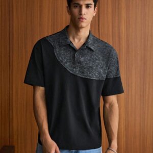 SWAVVY Polo à manches courtes en tricot ample et décontracté pour hommes, mode vestimentaire quotidienne pour les jeunes