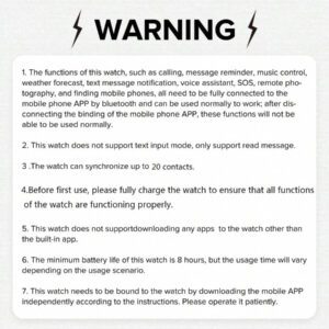 Montre Connectée, Appel sans fil/Composition, Mode Multi-Sport, Rappel et Rejet d'Appel, Rappel SMS, Fond d'Écran Personnalisé, Compatible avec iPhone/Android