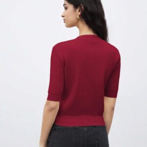 BizChic 2025 Nouveau Cardigan à col en V vert avocat avec boutons métalliques, tricot côtelé, manches courtes, hauts pour femmes. Décontracté chic pour le travail, les déplacements quotidiens, élégant pour les mariages, les festivals de musique champêtres, les brunchs, les aéroports dans le style vintage des années 90, Stockholm, Jour de l'Indépendance