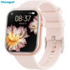 Hwagol 2025 Montre connectée améliorée (répondre/passer des appels), écran de 1,85 pouces, capacité de batterie de 230 mAh, montre connectée convenant aux hommes et aux femmes, traqueur de fitness, modes sportifs multiples, compteur de pas et de calories, moniteur de sommeil, moniteur de fréquence cardiaque, compatible avec iOS et Android