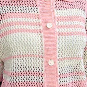ROMWE Street Life Chemise tricotée ample à manches courtes