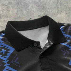 AXEPEAK Polo à col polo, manches courtes, avec impression numérique, étiquette de couture latérale, version ample pour hommes