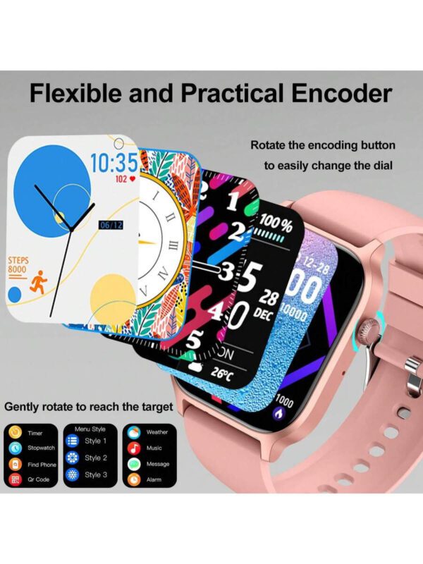 LIFEBEE Montre connectée LIFEBEE avec fonction d'appel, écran tactile HD de 1,83 pouces pour hommes et femmes, suiveur d'activité avec podomètre, traqueur d'activité avec modes sportifs – Image 6