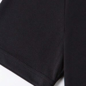 Polo chemise casual à manches courtes avec bordure rayée, pour le transport quotidien, été, pour le golf
