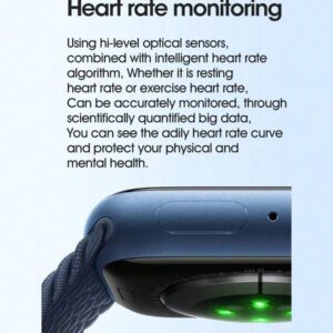 Microwear Montre connectée de sport pour hommes et femmes, série 10, moniteur d'activité physique et de sommeil, moniteur de fréquence cardiaque, écran personnalisable, compatible Android et iOS