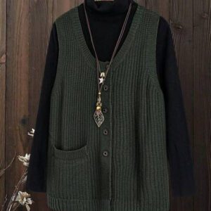 SHEIN Unity Cardigan tricoté surdimensionné pour femme