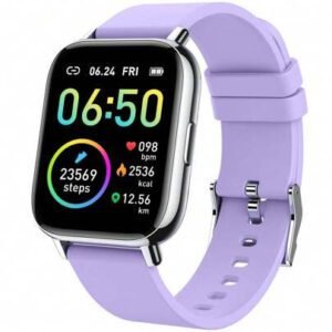 Montre connectée, Tracker de fitness 1,69" Écran tactile Montre connectée pour hommes et femmes Montre de sport Podomètre Moniteur de fréquence cardiaque Étanche IP68 Montre connectée 24 modes Bracelet connecté Chronomètre pour Android iOS