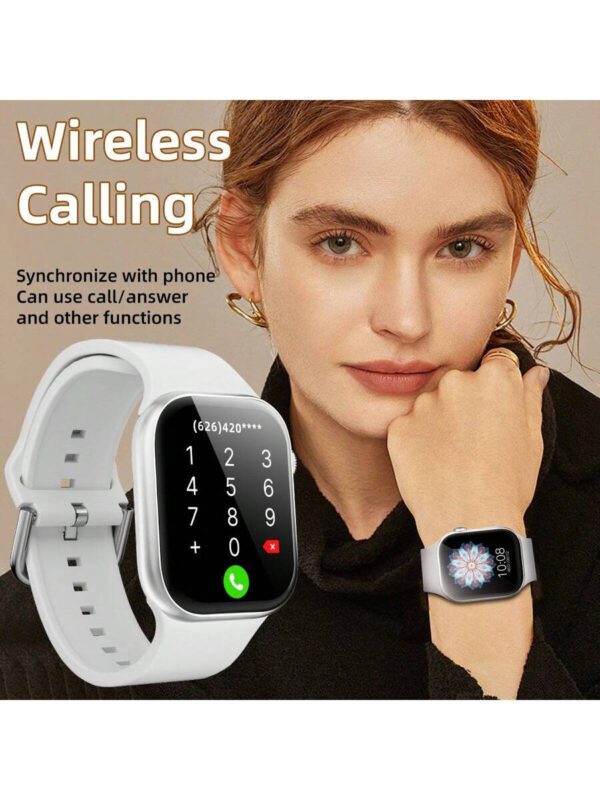 SIMSONLAB Montre connectée 2025 avec écran tactile de 1,83", montre connectée pour hommes et femmes, compatible avec les téléphones Android et iOS, étanche à la vie, tracker de fitness – Image 7