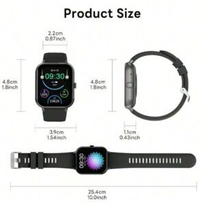 SIMSONLAB Montre connectée 2025 améliorée pour femmes et hommes, prenant en charge les appels sans fil (répondre/passer des appels), les alertes d'informations, le rappel des règles, étanche IP68. Montre connectée avec suivi de fitness, podomètre, compatible avec iOS/Android/ cadeau d'anniversaire