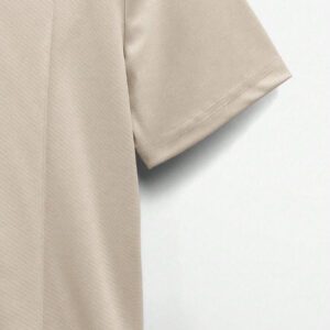 NEON BLANC Polo tricoté de couleur unie pour homme, style casual et streetwear pour un usage quotidien