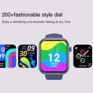 SIMSONLAB 2025 Montre connectée colorée pour hommes et femmes, écran large HD 2,01", multi-mode sport, 190 mAh, appel, réception de messages, contrôle de la musique, localisation du téléphone, podomètre, rappel, cadeau pour la fête des mères