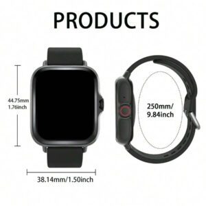 Montre connectée, appel sans fil/numérotation, rappels d'applications variées, convient aux hommes et aux femmes, montres de sport, fond d'écran personnalisable, cadeaux de vacances, cadeaux d'anniversaire