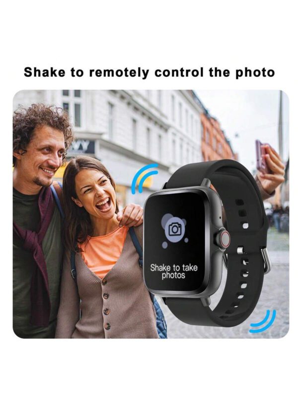 Montre connectée, appel sans fil/numérotation, rappels d'applications variées, convient aux hommes et aux femmes, montres de sport, fond d'écran personnalisable, cadeaux de vacances, cadeaux d'anniversaire – Image 9