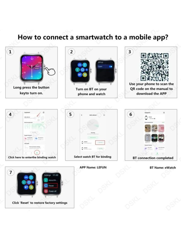 Montre connectée, appel sans fil/numérotation, rappels d'applications variées, convient aux hommes et aux femmes, montres de sport, fond d'écran personnalisable, cadeaux de vacances, cadeaux d'anniversaire – Image 34