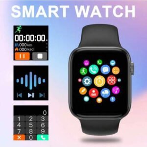 1 pièce Bracelet de montre connectée en silicone unisexe avec écran HD 1,44", prend en charge les appels, les rappels de messages, plusieurs modes sportifs, compatible avec iOS et Android, convient pour un usage quotidien ou en cadeau