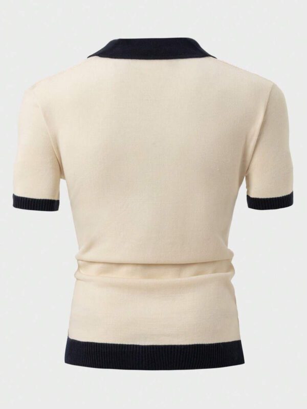 RueChic Polo mode régulier à texture pour hommes – Image 4