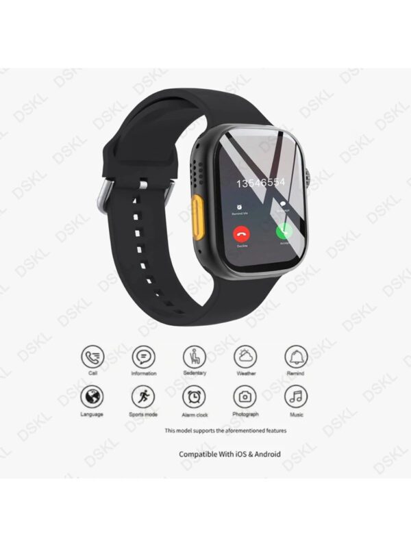 Montre connectée, appel sans fil/numérotation, mode multisport, rappel et rejet d'appel, rappel d'information, rappel de SMS, cadeaux de Noël, cadeaux d'anniversaire – Image 11