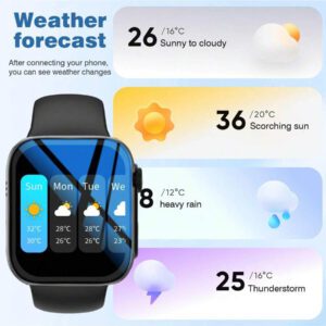 Montre connectée, appel sans fil/numérotation, mode multisport, rappel et rejet d'appel, rappel d'information, rappel de SMS, cadeaux de Noël, cadeaux d'anniversaire