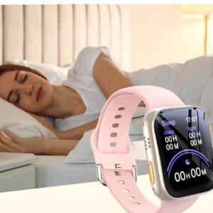 1 pièce Montre connectée sport en silicone unisexe avec fonctions multiples : rappel d'appel, compteur de pas, compteur de calories, notification de message. Compatible avec les téléphones iOS et Android.