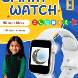 1 pièce Montre Connectée Multifonctionnelle pour Enfants/Adolescents avec Écran HD 1,44", Diverses Fonctionnalités Sportives, Dizaines de Cadrans de Montre, Appel Bluetooth et Rappel de Message, Compatible iOS et Android, Adaptée pour la Vie Quotidienne et les Cadeaux