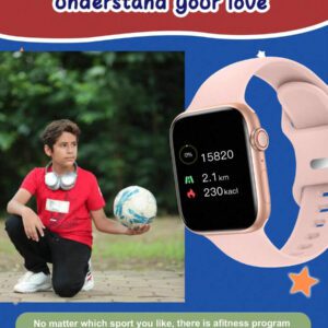 1 pièce Montre Connectée Multifonctionnelle pour Enfants/Adolescents avec Écran HD 1,44", Diverses Fonctionnalités Sportives, Dizaines de Cadrans de Montre, Appel Bluetooth et Rappel de Message, Compatible iOS et Android, Adaptée pour la Vie Quotidienne et les Cadeaux