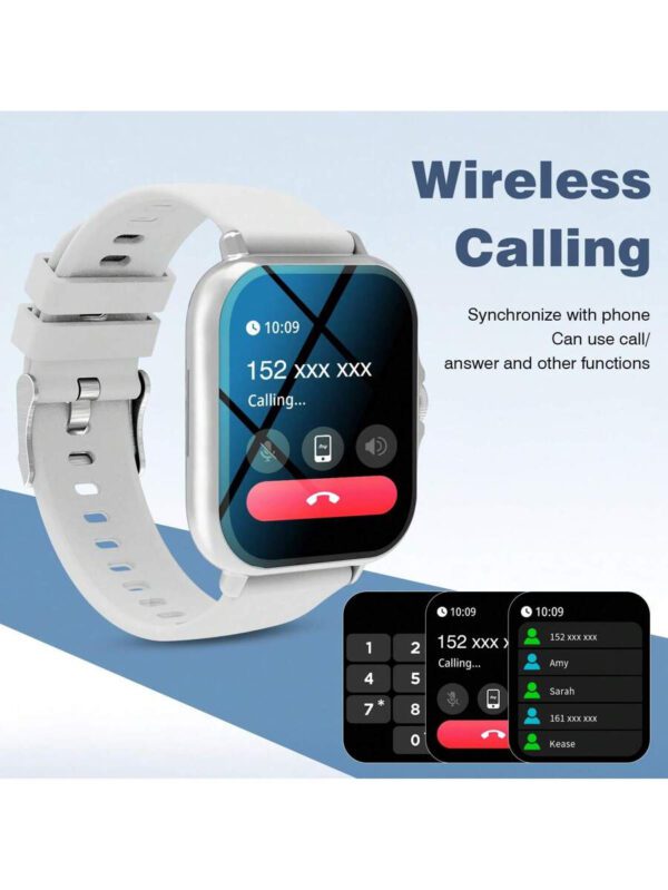 Montre connectée, appel sans fil/numérotation, diverses notifications d'applications, convient aux hommes et aux femmes, montres de sport, rappel d'informations, pour iOS/Android – Image 8
