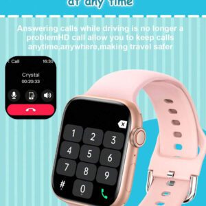 1 pièce Montre connectée multifonctionnelle avec écran tactile de 4,65 cm (1,83 pouces), bracelet en silicone, différents modes sportifs, contrôle de l'appareil photo, notifications d'applications sociales, Bluetooth, compatible Android et iOS, batterie 180 mAh, idéale pour l'école et le sport
