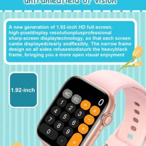 1 pièce Montre connectée multifonctionnelle avec écran tactile de 4,65 cm (1,83 pouces), bracelet en silicone, différents modes sportifs, contrôle de l'appareil photo, notifications d'applications sociales, Bluetooth, compatible Android et iOS, batterie 180 mAh, idéale pour l'école et le sport