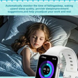 1 pièce Montre connectée multifonctionnelle avec écran tactile de 4,65 cm (1,83 pouces), bracelet en silicone, différents modes sportifs, contrôle de l'appareil photo, notifications d'applications sociales, Bluetooth, compatible Android et iOS, batterie 180 mAh, idéale pour l'école et le sport