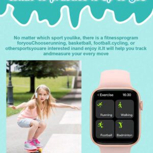 1 pièce Montre connectée multifonctionnelle avec écran tactile de 4,65 cm (1,83 pouces), bracelet en silicone, différents modes sportifs, contrôle de l'appareil photo, notifications d'applications sociales, Bluetooth, compatible Android et iOS, batterie 180 mAh, idéale pour l'école et le sport