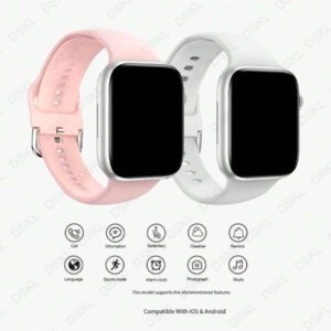 Montre Intelligente De Sport Unisexe Avec Rappel De Message, Contrôle De Musique, Contrôle De La Caméra Et Fonction