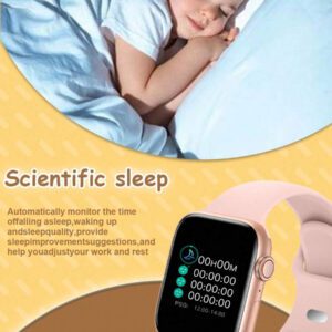 1 pièce Montre connectée multifonctionnelle pour enfants avec écran tactile de 1,44 po, bracelet en silicone, plusieurs modes sportifs, contrôle de l'appareil photo, notifications des réseaux sociaux, compatible Bluetooth avec Android et iOS, convient pour l'école, les sports et autres occasions