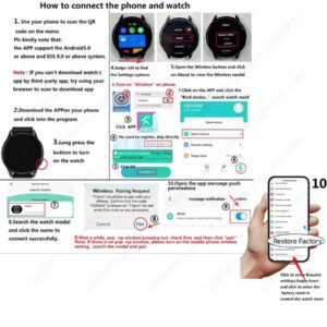 Montre connectée avec appel/numérotation sans fil, modes sportifs multiples, alerte et rejet d'appel, notification de message, convient aux hommes et aux femmes, compatible avec iOS/Android