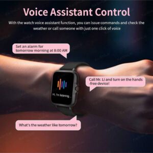 Nouvelle montre intelligente en silicone confortable pour hommes et femmes, écran tactile pleine surface de 1,83", composer/répondre aux appels, compteur de calories, modes multisports, alertes de notification, réveil, compatible avec les smartphones Android et iOS, cadeau parfait pour diverses fêtes et célébrations