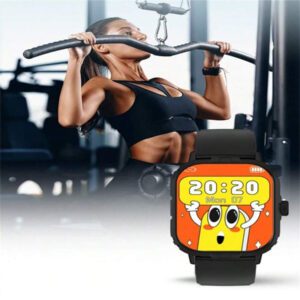 CHAONB Montre connectée Tracker d'activité de fitness Écran tactile pleine HD Contrôle de la musique Moniteur de santé Rappel d'appel et de message SMS Distance Montre connectée sport 2025 Bracelet intelligent Compteur de pas Calories Notification de message en ligne Composition de message Appel BT Fréquence cardiaque Réveil Lampe de poche Météo